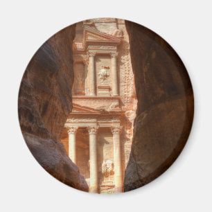 Petra Treasury offen Magnet