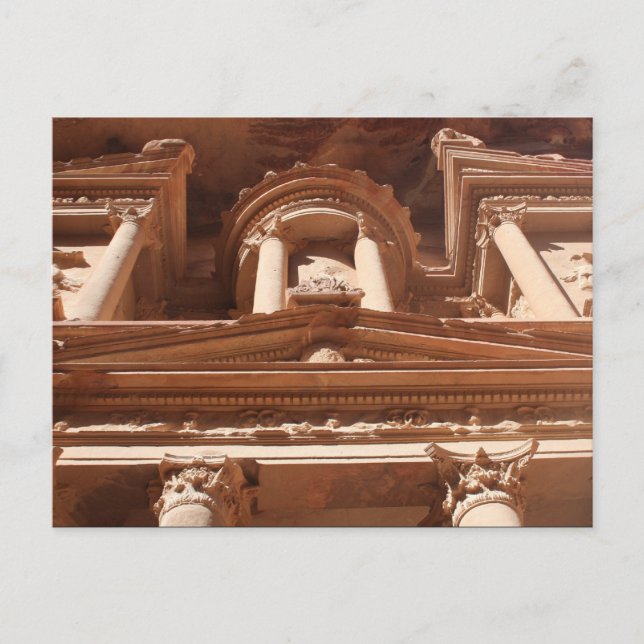Petra-Treasury Postkarte (Vorderseite)