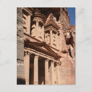 Petra-Treasury-Sonne Postkarte