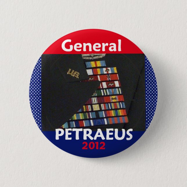 Petraeus Presdent der Irak Knopf 2012 Button (Vorderseite)