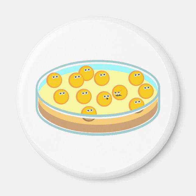 Petri Dish MRSA Magnet (Vorne)