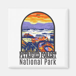 Petrified Forest National Park Arizona Vintag Magnet