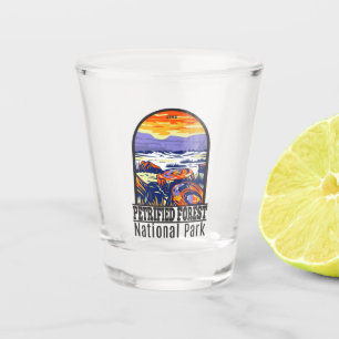 Petrified Forest National Park Arizona Vintag Schnapsglas