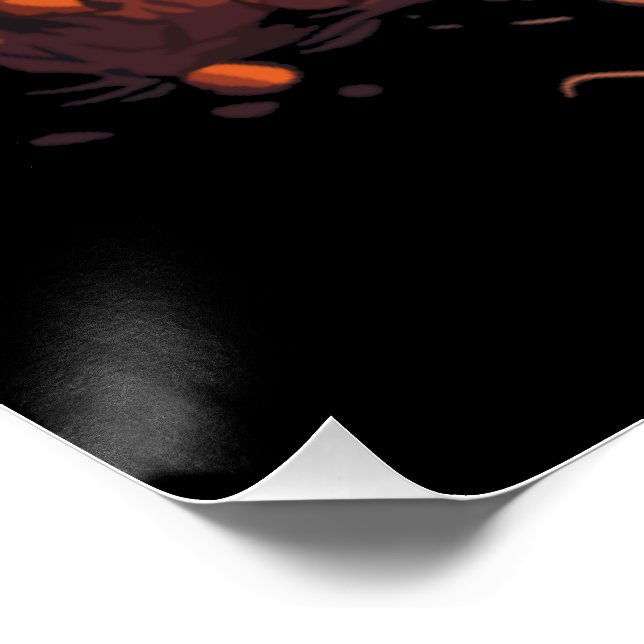 Petrifying Pumpkin Poster (Ecke)