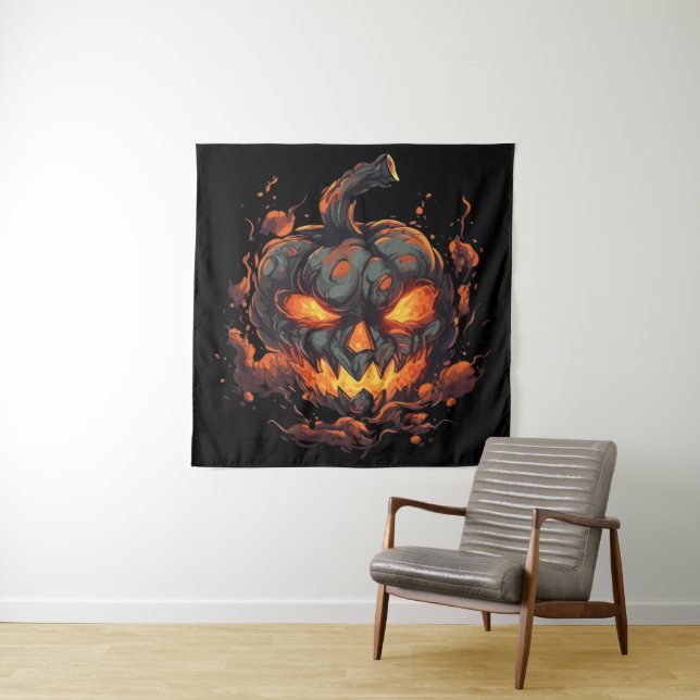 Petrifying Pumpkin Wandteppich (Beispiel)