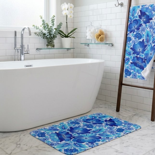 Petrikivka Ukrainische traditionelle Volkskunst. Badematte (Von Creator hochgeladen)