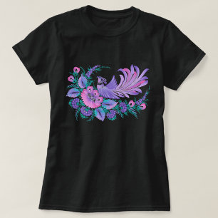 Petrikivka Ukrainische Volkskunst Aquarelle T-Shirt