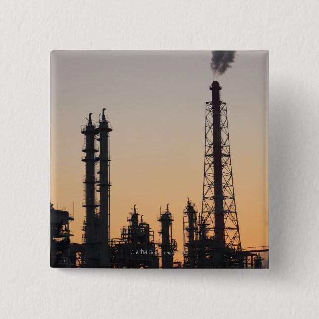 Petrochemische Pflanze Button (Vorderseite)