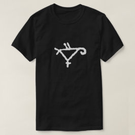 Petroglyph eines stilisierten Papagei T-Shirt