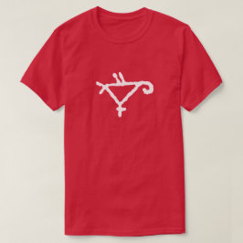 Petroglyph eines stilisierten Papagei T-Shirt