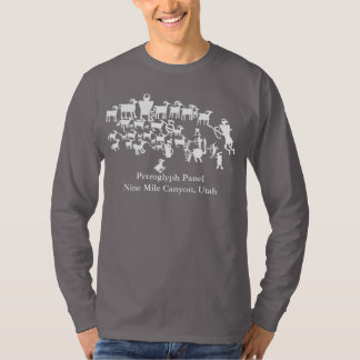 Petroglyph Panel Der große T - Shirt der Jagd