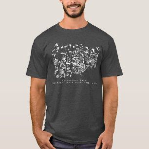 Petroglyph Panel Newspaper Rock Staat Park, Utah T-Shirt