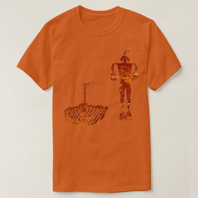 Petroglyph Rock Art T-Shirt (Design vorne)