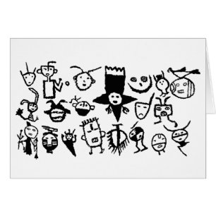 Petroglyph-Sammlung, Masken und Leiter