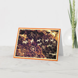 PETROGLYPHE-NEVADA-WÜSTEN-AMERIKANER-SÜDWESTEN KARTE