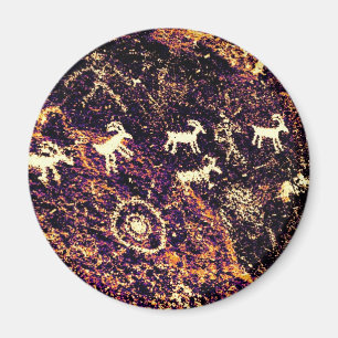 PETROGLYPHE-NEVADA-WÜSTEN-AMERIKANER-SÜDWESTEN MAGNET