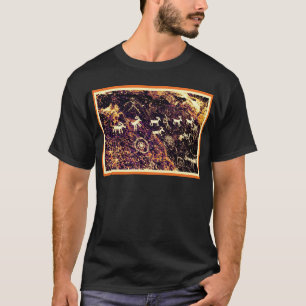 PETROGLYPHE-NEVADA-WÜSTEN-AMERIKANER-SÜDWESTEN T-Shirt