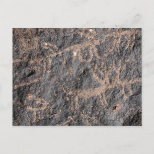 Petroglyphen Postkarte