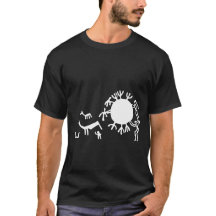 Petroglyphen Rock Carvins in Tanum T - Shirt