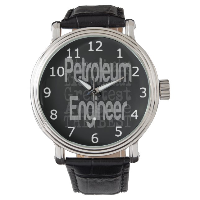 Petroleingenieur Extraordinaire Armbanduhr (Vorderseite)