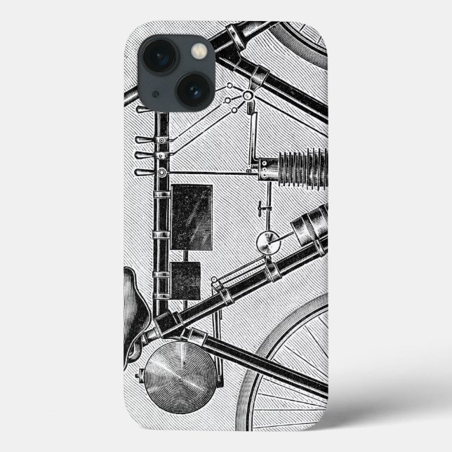 Petrolette Omega Motorrad, 1895 Case-Mate iPhone Hülle (Rückseite)