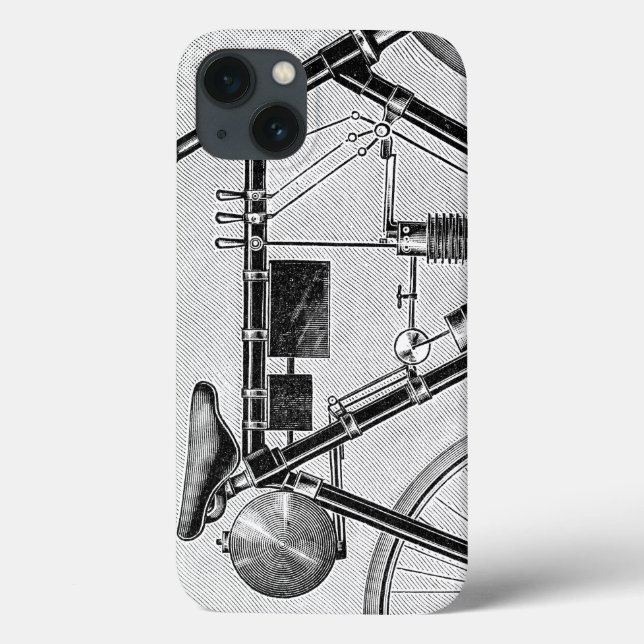 Petrolette Omega Motorrad, 1895 Case-Mate iPhone Hülle (Rückseite)