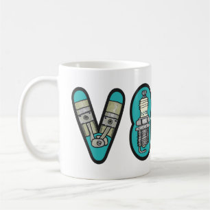 Petrolhead V8 Autoenthusiast Kaffeetasse