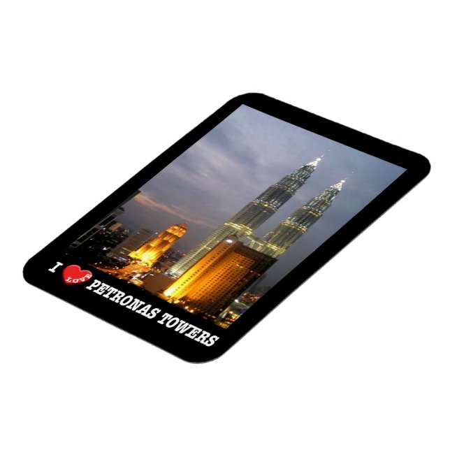 Petronas Tower - Kuala Lumpur - Malaysia - I Liebe Magnet (Linke Seite)