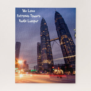 Petronas Towers Kuala Lumpur. Jigsaw Puzzle