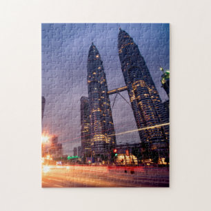 Petronas Towers Kuala Lumpur. Puzzle