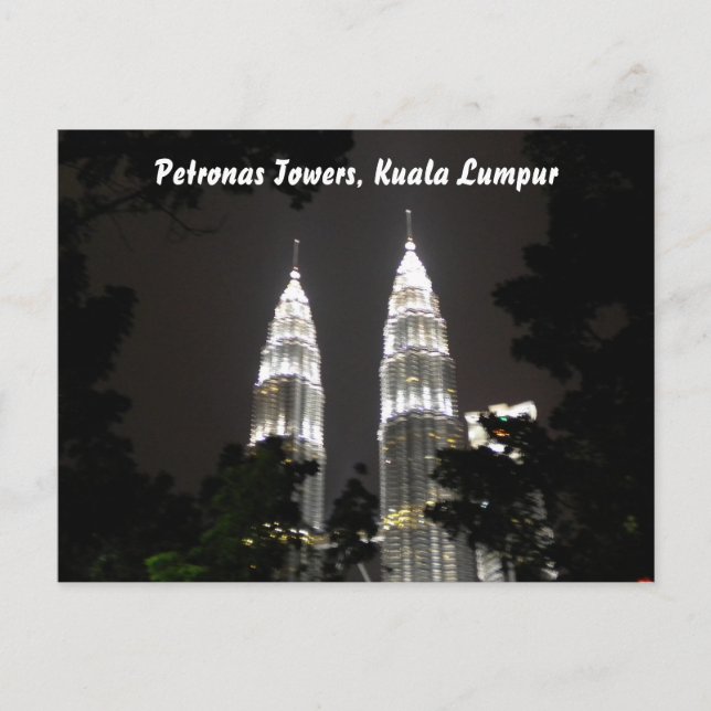 Petronas Towers Postcard Postkarte (Vorderseite)