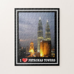 Petronas-Turm - Kuala Lumpur - Malaysia - Ich lieb Puzzle