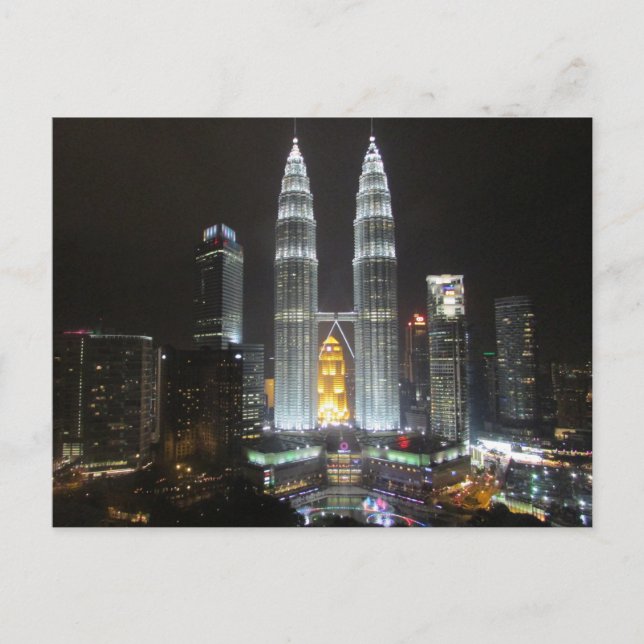 Petronas Türme Malaysia Postkarte (Vorderseite)