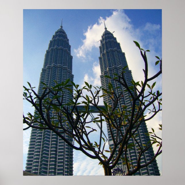Petronas Türme Pflanze Poster (Vorne)