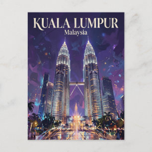 Petronas Twin Towers Malaysia Postkarte
