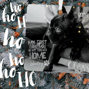 Pet's First Christmas Forever Zuhause Modern Grung Ornament Aus Metall