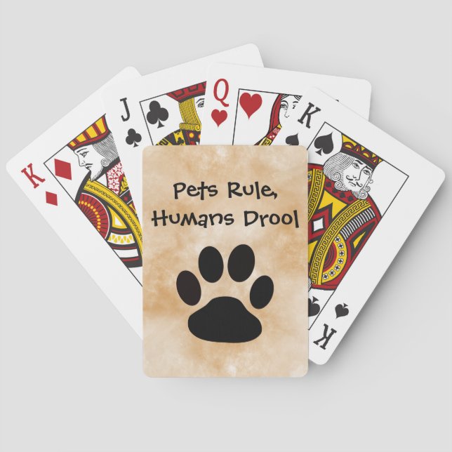 Pets Rule Playing Cards Spielkarten (Rückseite)