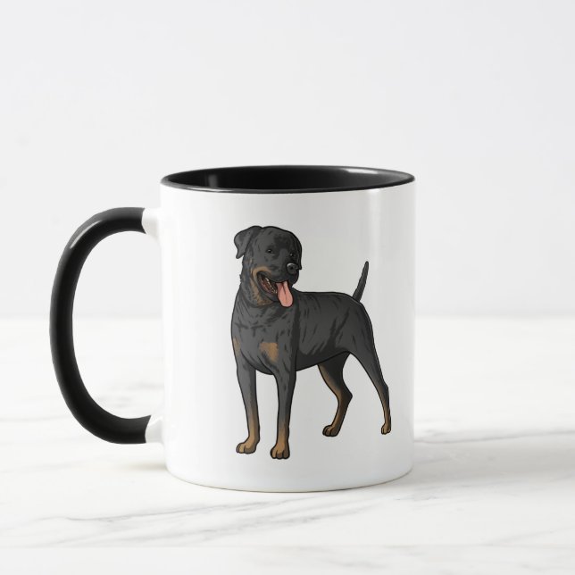 Pet's Simple Modern Cool Typography Photo Mug Tasse (Links)