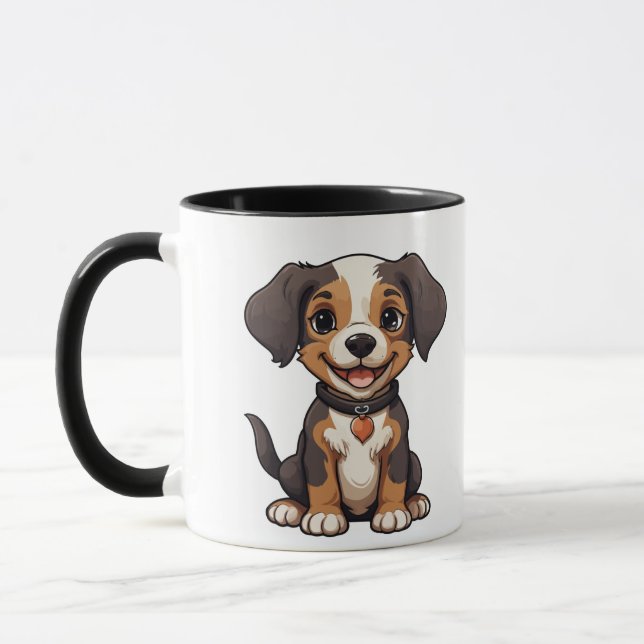 Pet's Simple Modern Cool Typography Photo Tasse (Links)