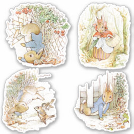 Petter Rabbit Set Aufkleber