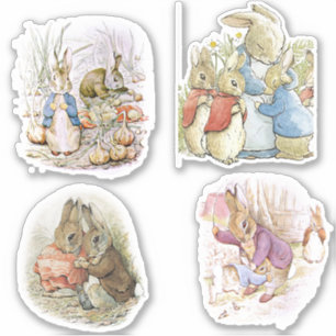 Petter Rabbit Set Aufkleber
