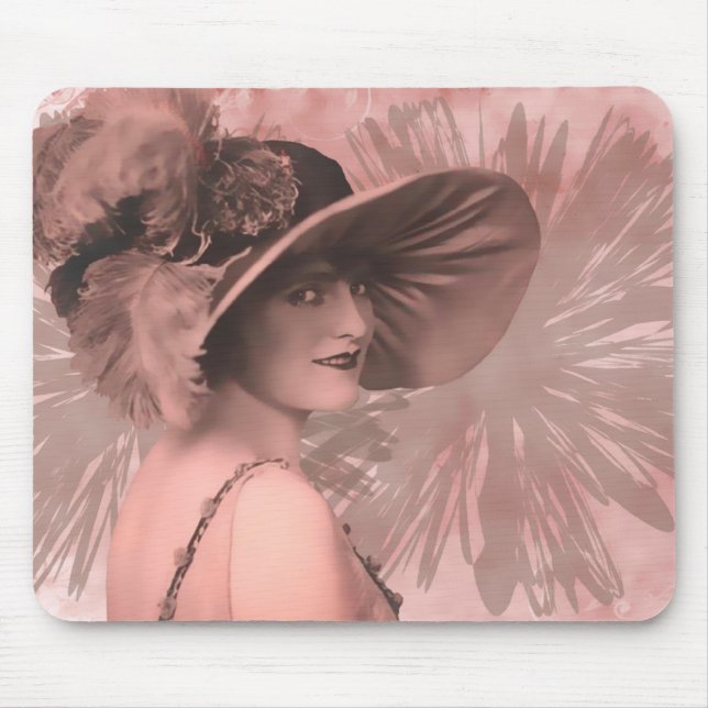 PETULA, 1910ER LADY IN GROSSER HAT: PEKING MOUSEPAD (Vorne)