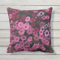 Petunia Blume Außenbereich Rosa Lila Gartenbank