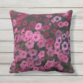 Petunia Blume Außenbereich Rosa Lila Gartenbank Kissen