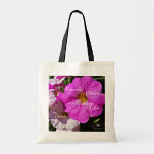 Petunia Blume / Hellrosa und blassrosa / Tragetasche