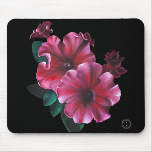Petunia-Blumen-Mauspad Mousepad