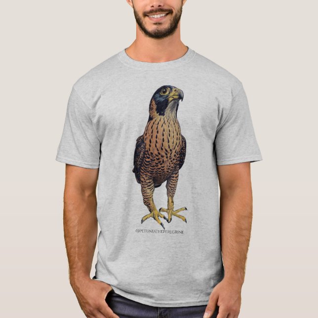 Petunia der Wanderfalke T-Shirt (Vorderseite)