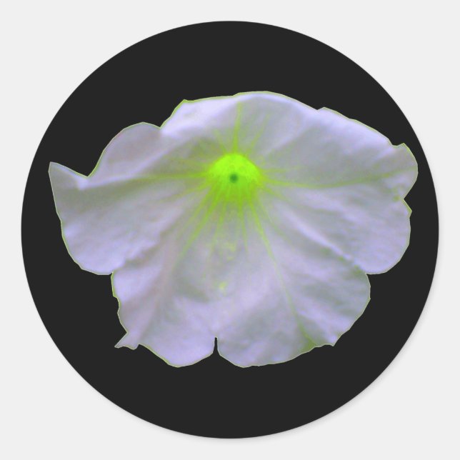 Petunia Green Glow Stickers (Vorderseite)
