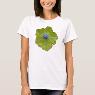 Petunia Green und Blue Ladys T Shirt