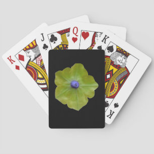 Petunia Green und Blue Playing Cards Spielkarten